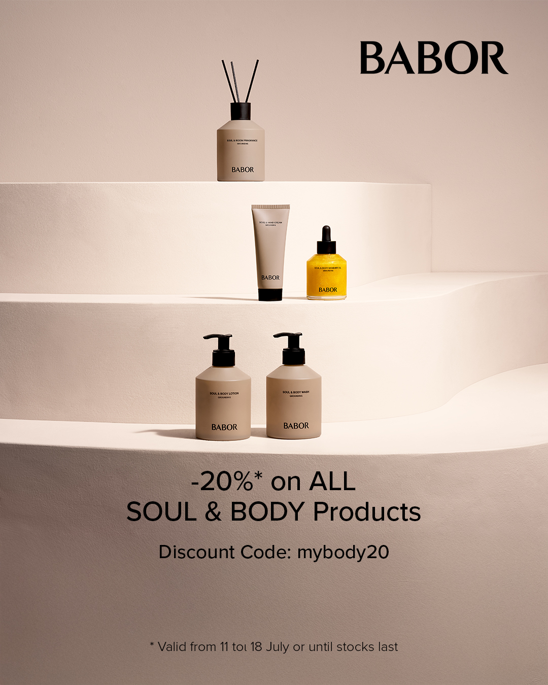 20% Off BABOR Soul & Body Products