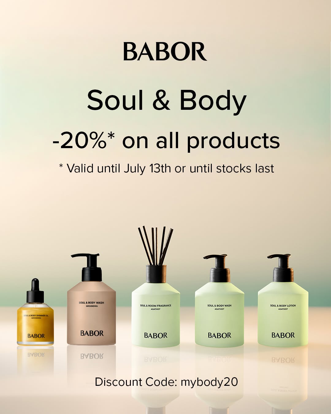 20% OFF BABOR Soul & Body Collection