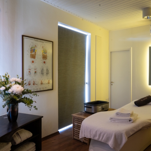 Professional body treatment room at BABOR Beauty Spa in Limassol